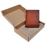 Zlyc Genuine Leather Travel Passport Holder Wallet Purse Case Card Cover