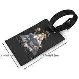 LuckyTagy Devin Townsend Project Transcendence Vintage Luggage Tag Initial Bag Tag Suitcase Tag