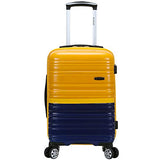 Rockland Melbourne 20" Expandable Polycarbonate Carry On, 2Tonenavy