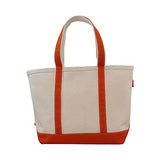 CB Station - Boat Tote Medium- ORANGE Canvas Bag