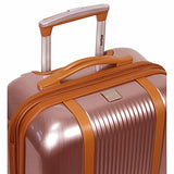 Dejuno Monroe New Generation 3-Piece Hardside Spinner TSA Lock Luggage Set, Rose Gold, One Size