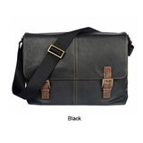 Hendrix Double Buckle Messenger Color: Brown