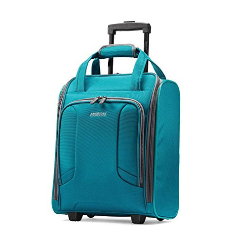 American Tourister Rolling Tote Travel, Teal, One Size