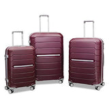 Samsonite Freeform Hardside Expandable with Double Spinner Wheels, Merlot, Checked-Medium 24-Inch
