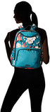 Sakroots New Adventure Madison Backpack , teal flower power , One Size