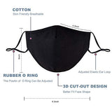 Cloth Face Masks Reusable Washable Adjustable Masks Printed Face Covering for Women Men 6 Pack