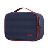 ECOSUSI Travel Makeup Bag Cosmetic Bag Organizer with Removable Mirror and Adjustable Dividers,