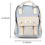 Himawari School Functional Travel Waterproof Backpack Bag For Men & Women | 14.9"X11.1"X5.9" |