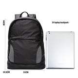 Bison Denim Classic Water Repellent Backpack Computer Travel Hiking Laptop Backpacks Daypack Black