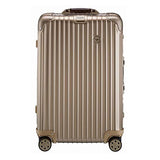 RIMOWA Lufthansa Private Jet Collection suitcase 63.5L titanium Electronic Tag