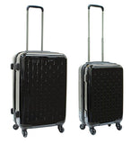 Samboro Celebrity Pc Spinner Luggage 2 Piece Set - Black Color