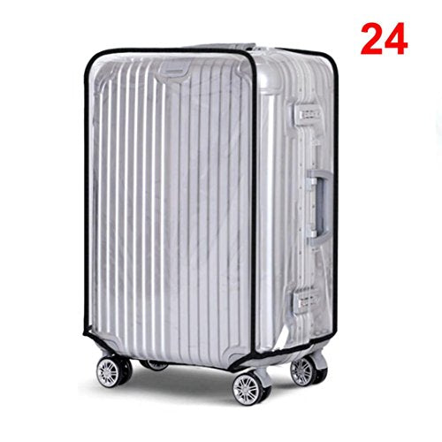 Creazy Pvc Transparent Travel Luggage Protector Suitcase Cover 20''22''24''28''30'' (24'')