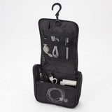 Muji Polyester Hanging Travel Case, 16 cm Width x 19 cm Depth x 6 cm Height, Black