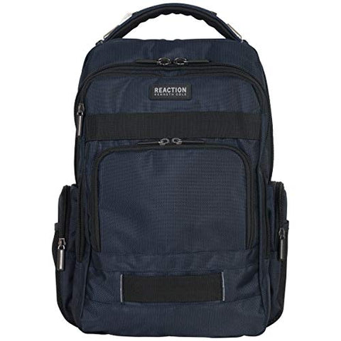 Kenneth Cole Reaction Polyester Triple Compartment 17" Laptop Business Backpack with Techni-Cole
