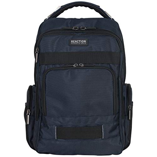 Kenneth Cole Reaction Polyester Triple Compartment 17" Laptop Business Backpack with Techni-Cole