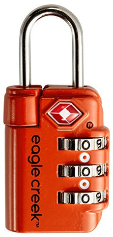 Eagle Creek Travel Safe TSA Lock, Flame Orange