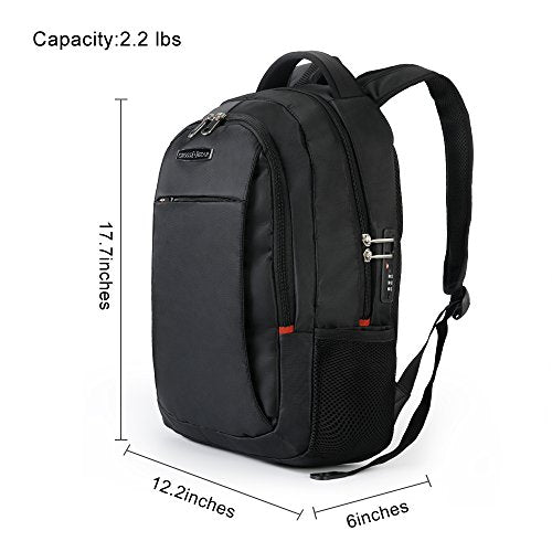 Crossgear Anti Theft Backpack With Lock Business Student Bag Slim Fits ...