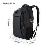 Crossgear Anti Theft Backpack With Lock Business Student Bag Slim Fits 15.6 Inch Laptops Cr-9002Bk