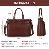 Briefcases for Men,15.6 inch Laptop Bag,Work Business Travel Computer Bag with Multi Pockets for