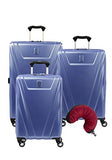 Travelpro Maxlite 5 Hardside 4-PC Set: Exp. C/O, 25-Inch and 29-Inch Spinner with Travel Pillow (Azure Blue)