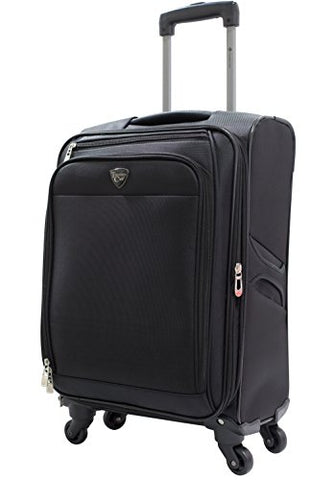 Travelers Club 20" "The Merit" Expandable Rolling Carry-On Luggage With Premium Features And