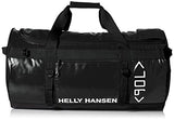 Helly Hansen Classic Duffel Bag With Backpack Straps, 990 Black, 90-Liter (X-Large)