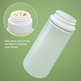 Leak Proof Travel Size Bottles, Valourgo TSA Approved Portable Silicone Containers Plastic Spray Bottle for Travel Size Toiletries Refillable Travel Accessories Handy 5 Pieces Travel Kit (3.4 fl. oz)