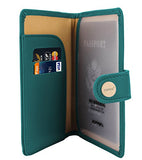 Zoppen Rfid Blocking Travel Passport Holder Cover Slim Id Card Case (#25 Teal Green)