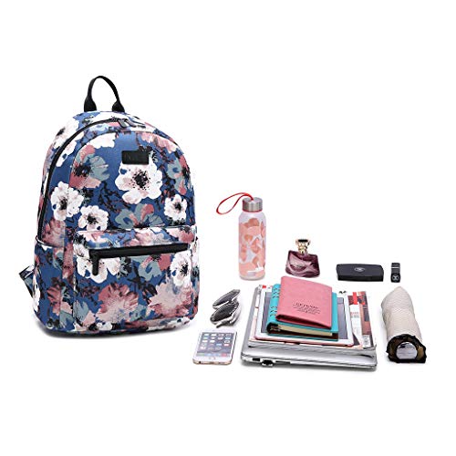 Mini Backpack Purse for Women Girls, Flower Small Backpack Spring Flowers  Wildflowers Lightweight Casual Travel Bag Daypack for Teens Kids School