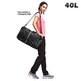 Gonex 40L Packable Travel Duffle Bag for Boarding Airline, Lightweight Gym Duffle Water Repellent &
