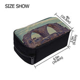 Your Home Makeup Case Bag Cyprus Curio Ruins Antiquity Appropriate Capacity Portable Beauty Girl And Women Cosmetic Bags Storage Bags For Travel