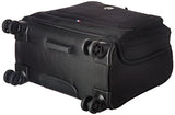 Delsey Luggage Cruise Lite Softside Spinner Trolley Tote, Black