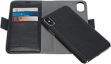 Amazonbasics Iphone X Pu Leather Wallet Detachable Case, Black
