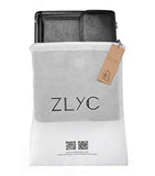 Zlyc Men Vintage Retro Pu Leather Messenger Shoulder Bag Satchel Business Briefcase Black