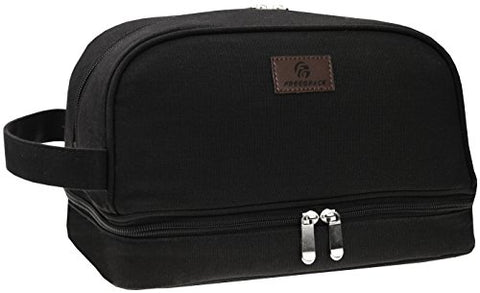 Canvas Toiletry Bag - Large Dopp Kit For Men & Women - The Perfect Travel Essentials Organizer –