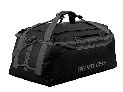 Granite Gear 36" Packable Duffel - Black/Flint