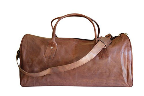 Sharo Genuine Leather Travel/ Carry-On/ Duffle Bag Du-2