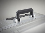 Zero Halliburton Geo Aluminum 30 Inch 4 Wheel Spinner Travel Case, Silver, One Size