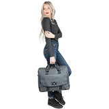 Vangoddy Chrono Series Grey Messenger Tote Bag For 15.6" To 16" Tablet Laptop Notebook Chromebook