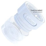 4 Leak Proof Travel Bottles - 3 oz Travel Containers for Travel Size Toiletries with TSA Quart Bag