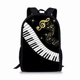 Beauty Collector Piano Scool Backpack Bookbag Casual Daypack