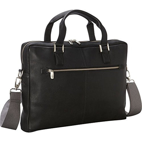 Bugatti Manhattan Leather Business Bag (One Size, Black)