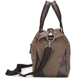 Berchirly Travel Canvas Handbag Tote Duffel Bag Carry on Bags Weekender Overnight Bag