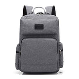 AUGUR 15.6”Classic Laptop Backpack Oxford Fabric Travel Rucksack for Men Women (Grey)