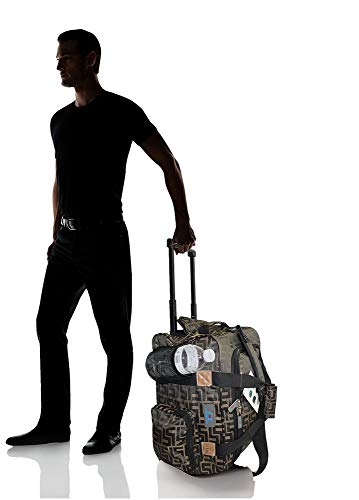 BoardingBlue Rolling Personal Item Under Seat Bag For Alaska, Delta, Wow, Sun country Airlines