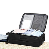 Amazonbasics Premium Expandable Softside Spinner Luggage With Tsa Lock- 29 Inch, Black