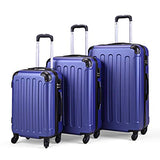 Sandinrayli Luggage Set, Lightweight & Durable Travel Suitcase with Spinner Wheels, 20” 24” 28” Hardside Spinner Set