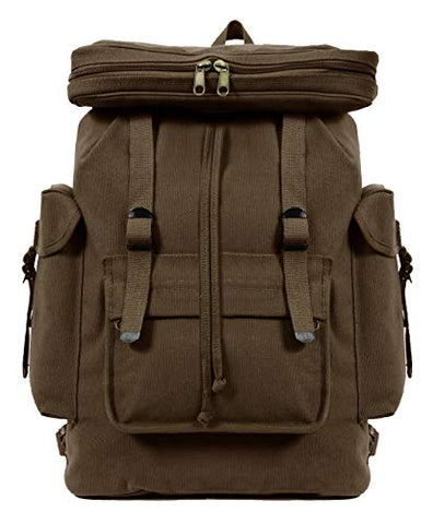 Rothco Canvas European Style Rucksack (Earth Brown)