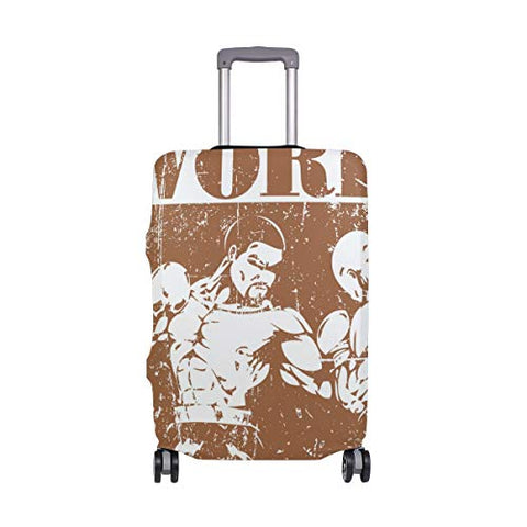 GIOVANIOR Boxing World Champion Luggage Cover Suitcase Protector Carry On Covers