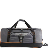 Pacific Coast 35" Extra Large Bag Rolling Duffel, Grey, One Size